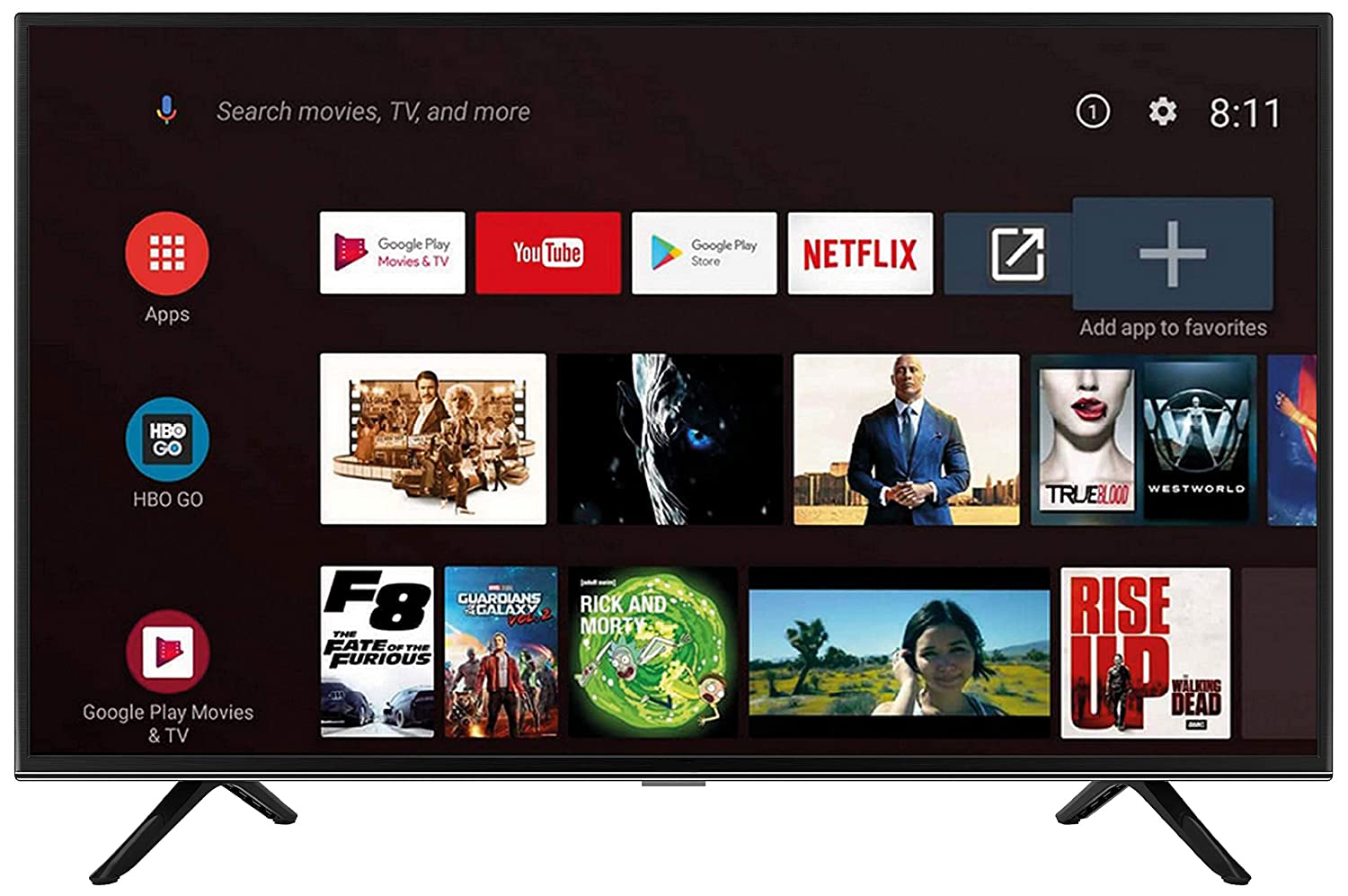 SIMPHO 81 CM (32 INCH) HD READY CERTIFIED ANDROID SMART LED TV 32TA6445HD (BLACK) 