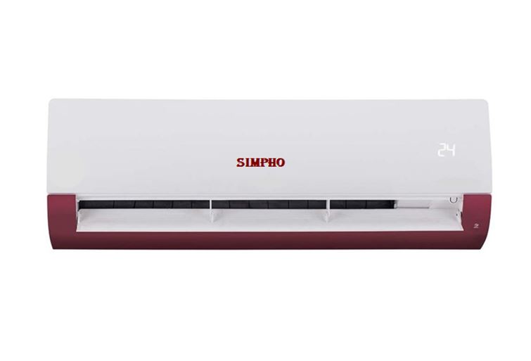 SIMPHO INVERTER SPLIT AC (COPPER, KS-Q18WNZD, WHITE AND BURGUNDY, 4   WAY SWING) 