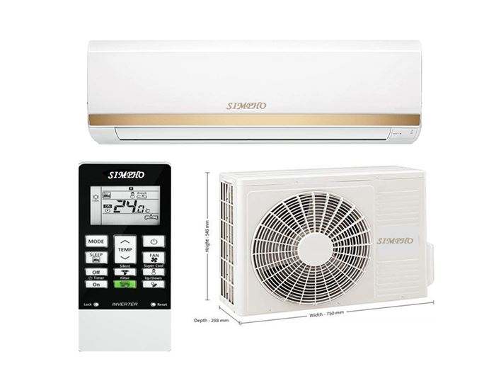 SIMPHO INVERTER SPLIT AC (COPPER RSOG518 GOLD) 